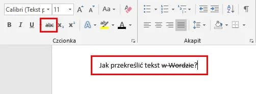 Jak przekreślić tekst w Wordzie - łatwe metody i przydatne skróty